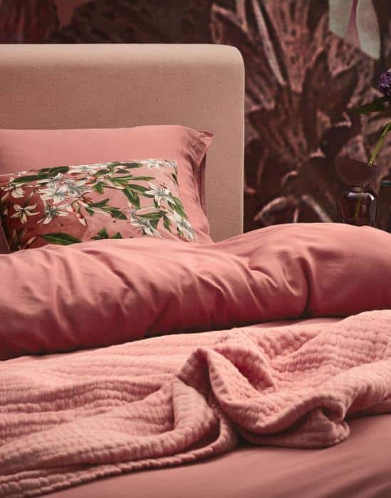 Dekbedovertrek Essenza Minte Dusty rose - Afbeelding 3