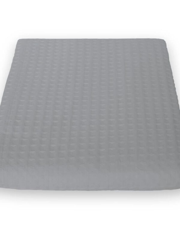 Dommelin Luxe Wafeldeken 100% katoen Lichtgrijs