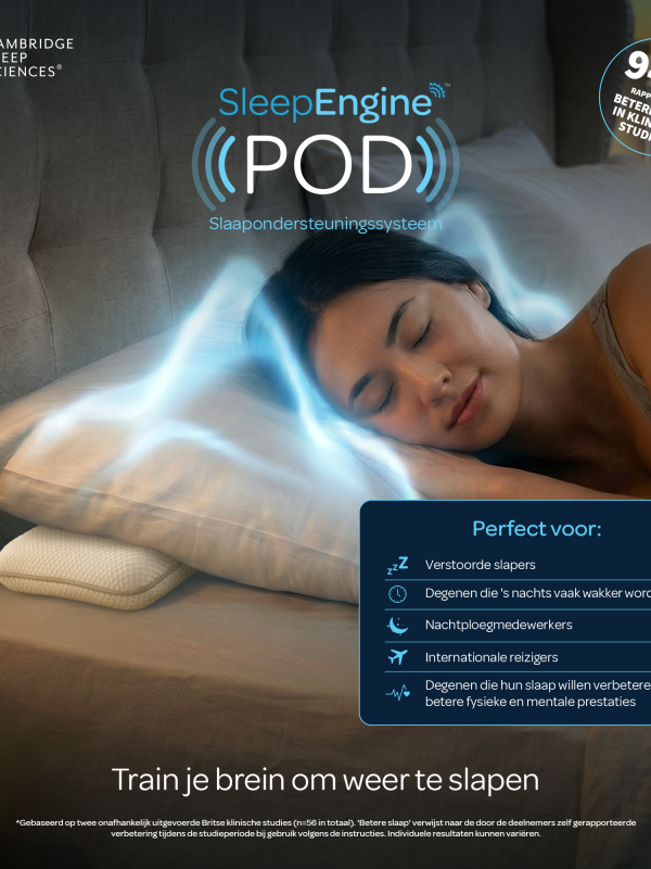 SleepEngine™ POD slaapapparaat onder kussen voor diepe slaap