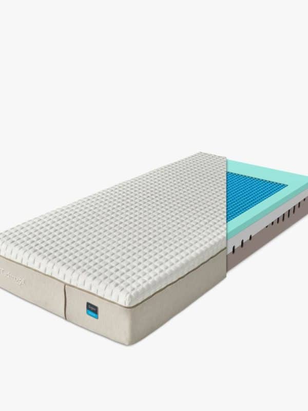 Technogel Sogno matras voor zijslapers met witte hoes